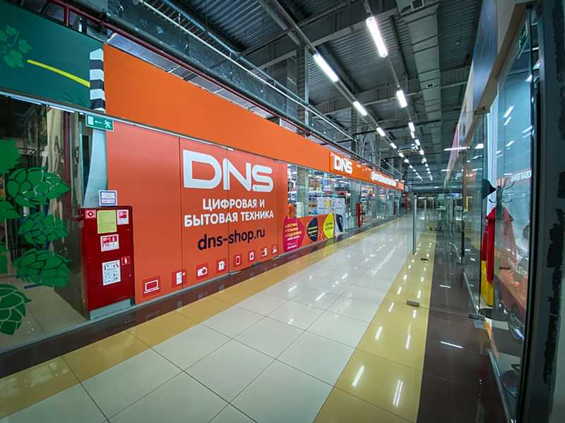 Интерьер ТК Тройка, DNS